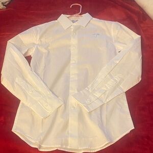 Tesla White Dress Shirt for Men
